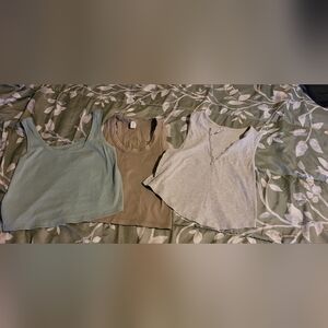 Women’s Ribbed Tank Top - Taupe